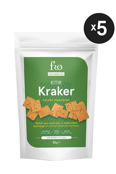 FRO Pack of 5 Uncharted Crunchy Crackers