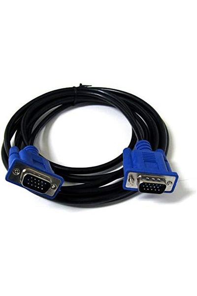 Other VGA Cable 3 Meters, Male to Male, Black – High-Quality Video Cable for Monitor, Projector, PC