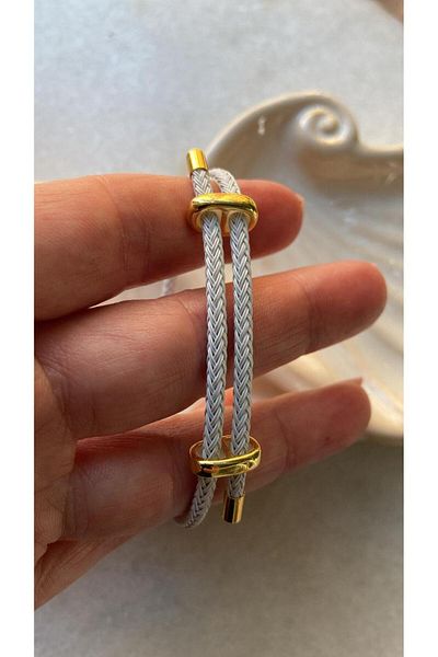 ZRN AKSESUAR Rope Bracelet White Color Stylish Trend