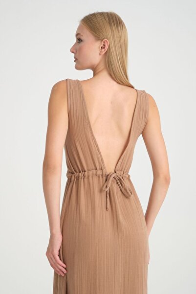 MODAGK Bohem Müslin Keten Elbise