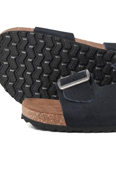 Jack & Jones JACK JONES Men's - Navy Blazer Leather Arizona Slippers