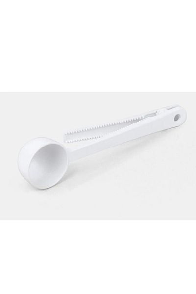adin tasarım Coffee Measure Spoon with Clip Plastic Spice Coffee Spoon Filter Coffee Spoon Sachet Spoon