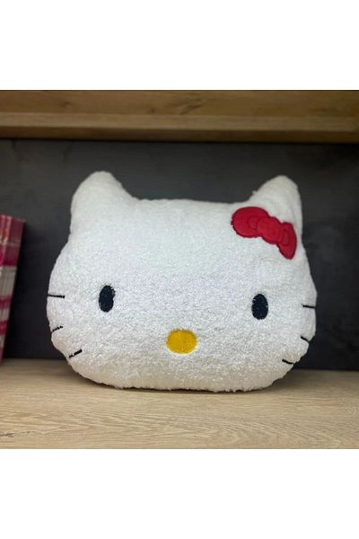 Hediye Vakti Plush Hello Kitty Design Pillow