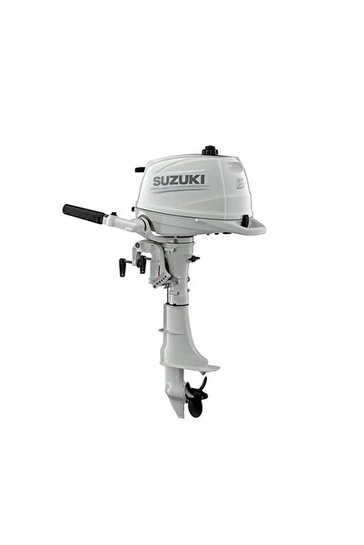 Suzuki 6 HP Kısa Şaft Manuel 4 Zamanlı Deniz Motoru Beyaz
