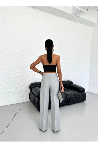 Silerra High Waist Straight Fit Palazzo Trousers