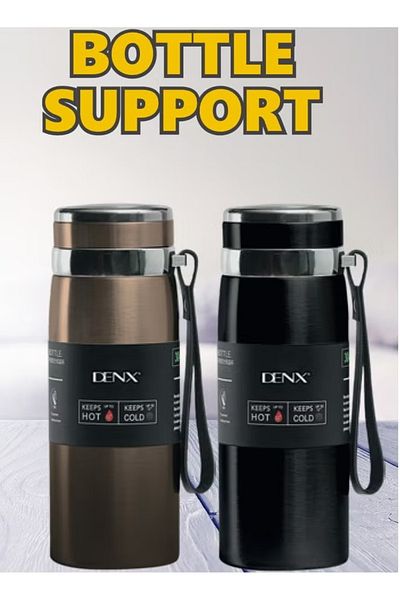Denx DX2056 - زجاجة من الفولاذ المقاوم للصدأ سعة 1 لتر