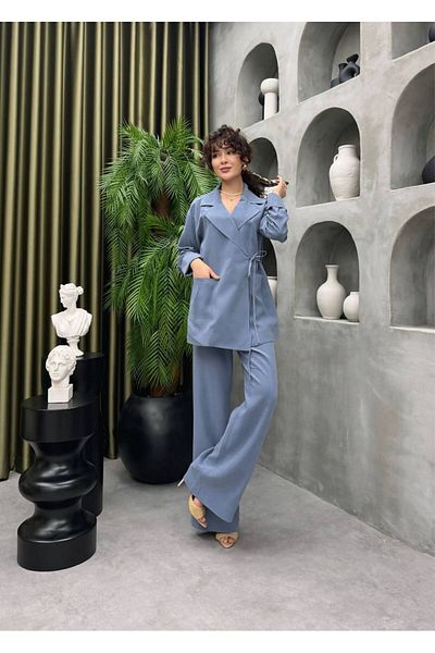 BisuModa Σετ παντελονιών Tecel Fabric Kimono