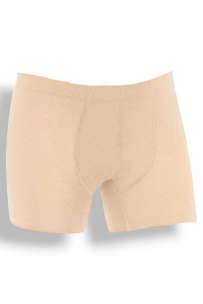 Fanilam Star Men's Skin Color Lycra Bamboo Boxer - Αναπνεύσιμο ύφασμα που δεν ιδρώνει 2 τεμάχια