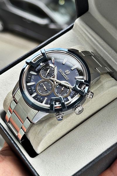 Homies Men's Wristwatch with Gift Box and Bracelet Gift