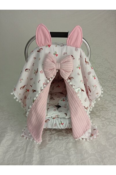 Wenaris % 100 pamuk Puset Örtüsü ve puset minderi 2 parça ( Puset Çarşafı dah...