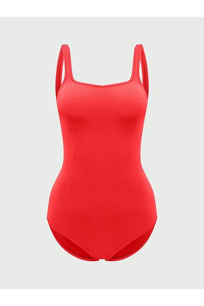 LC Waikiki Lcw Dream Women's Swimsuit with Removable Pad Red