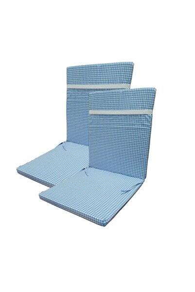 GÜLLÜCE HOME 2'li sünger*pötikare*arkalıklı*sandalye minderi