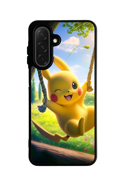 Aksel Kılıf Samsung Galaxy A36 Compatible Matte Black Case – Soft Silicone, Protective, Shock Absorbing Cover