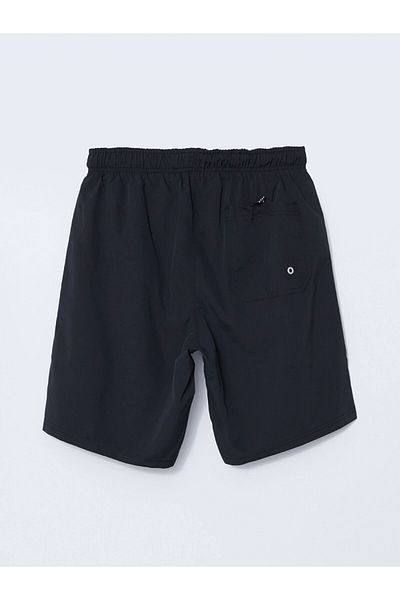 LC Waikiki LCW SWIMWEAR Μαύρο Ανδρικό Σορτς Μαγιό Βασικού Κοντού Μήκους