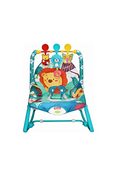 Mini Baby كرسي هزاز للأطفال بوسادة