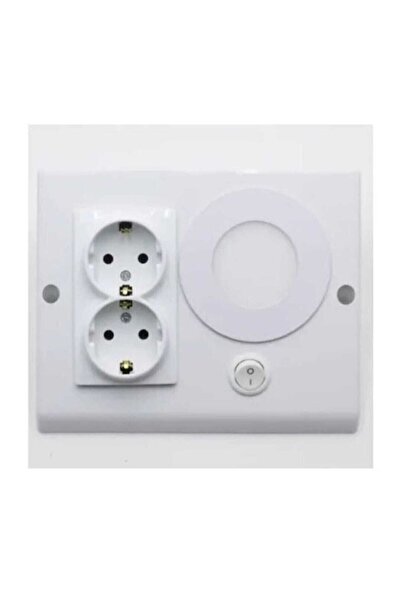 Masfitech Dolap & Tezgah Altı Prizli Aydınlatma 3 Watt (BEYAZ IŞIK) 1305-65