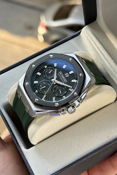 Homies Men's Wristwatch Silicone Cord with Gift Box and Bracelet Gift