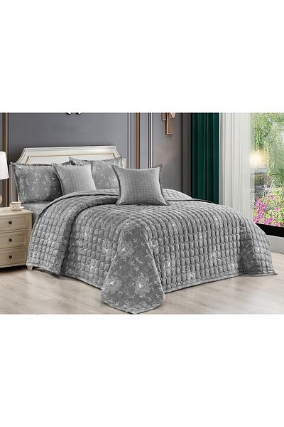 Moon Summer double bed quilt set, light microfiber filling, size 230*250 cm