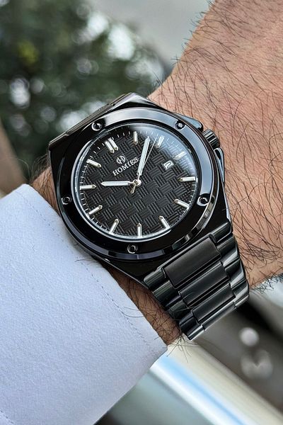Homies Men's Wristwatch with Gift Box and Bracelet Gift