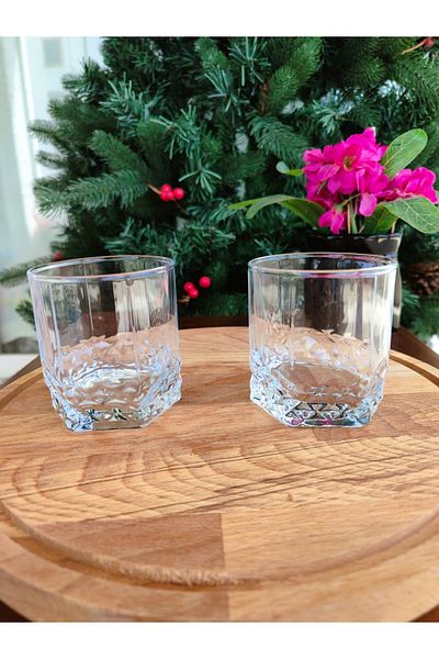 Madame Coco Pamella Whiskey Glass Set - Pamela Set of 4 Whiskey Glasses 250 ml