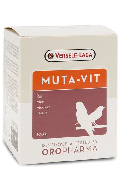 Versele Laga Muta-Vit Bird Molting Supplement, Vitamin and Amino Acid Blend for Feather Development