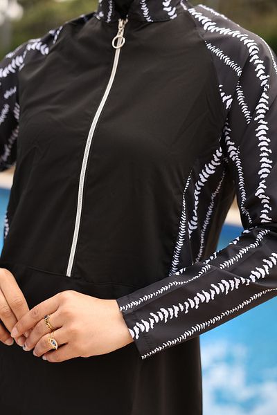 KXSPOR Kx - Hijab Swimsuit-Parachute Full Covered Hijab Swimsuit - Sea and Pool Hijab Swimsuit