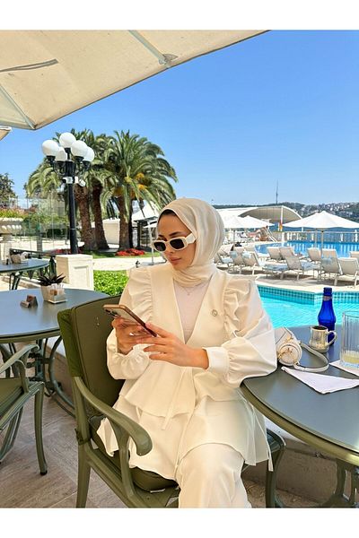 SSDESİNG White Roza Double Set
