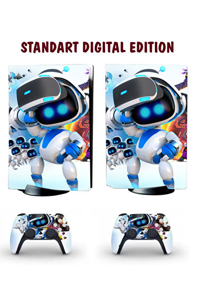 KT Decor Astro Bot Playstation 5 Full Sticker Kaplama Seti