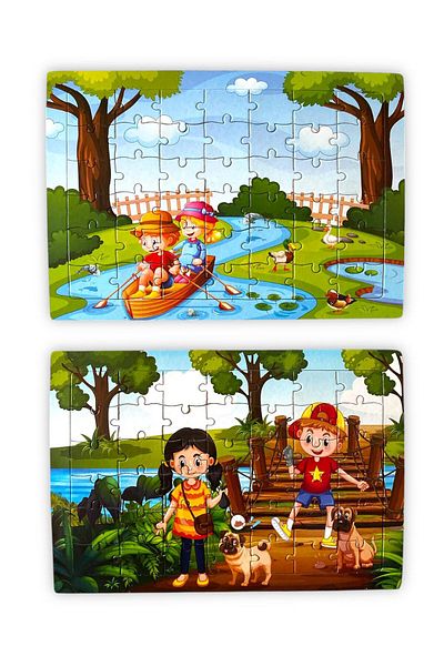 Luzay 1Pc Jigsaw Puzzle Set Intelligence Developer Children's Puzzle Toys 42 Pieces