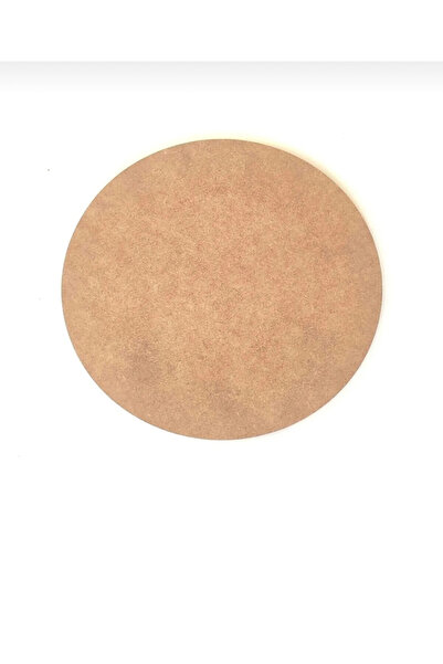 BOHEM Boyanabilir Yuvarlak Mdf Supla Ahşap Levha 45cm 3 Adet