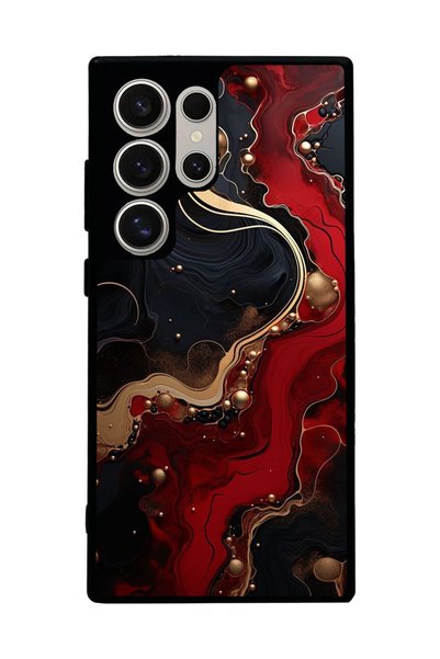 BGAKSESUAR Samsung Galaxy S22 Ultra Compatible Matte Black Case – Soft Silico...