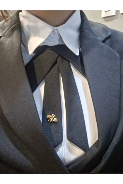 LO ADORO Women's Tie Special Production Bow Tie Includes Bee Collar Brooch Bee Accessory Vintage Bee Bowtie