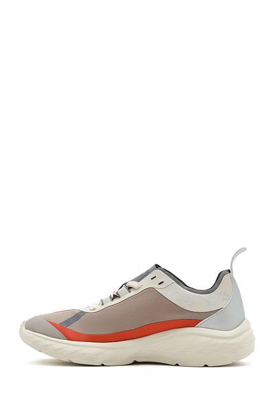Derimod Women's Beige Lace-Up Thick Sole Sneaker 25Sfe49626F