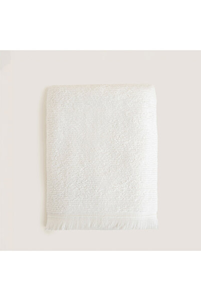 Chakra Flovya Yüz Havlusu 50x90 Cm Beyaz