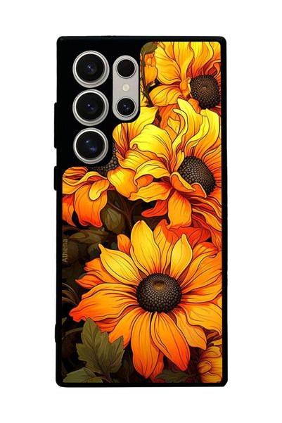 BGAKSESUAR Samsung Galaxy S24 Ultra Compatible Matte Black Case – Soft Silico...