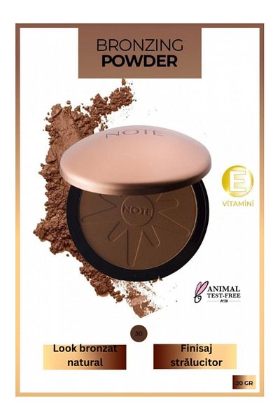 NOTE Bronzing Powder 30 – Intense Contour, Very Dark Beige