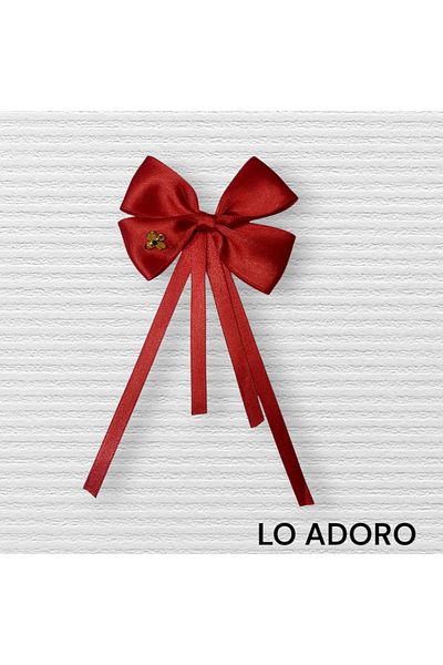 LO ADORO Women's Tie Special Production Bow Tie Collar Bee Brooch Bee Accessory Included Women's Bee Bow Tie