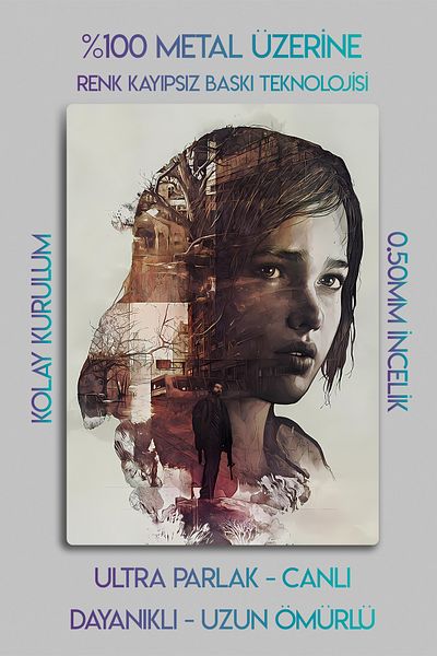 DekorHane Metal Painting - the Last of Us, Game Series Movie Decorative Poster