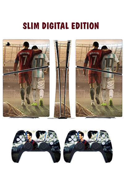KT Decor Ronaldo-Messi Playstation 5 Full Sticker Kaplama Seti