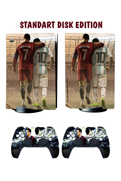KT Decor Ronaldo-Messi Playstation 5 Full Sticker Kaplama Seti