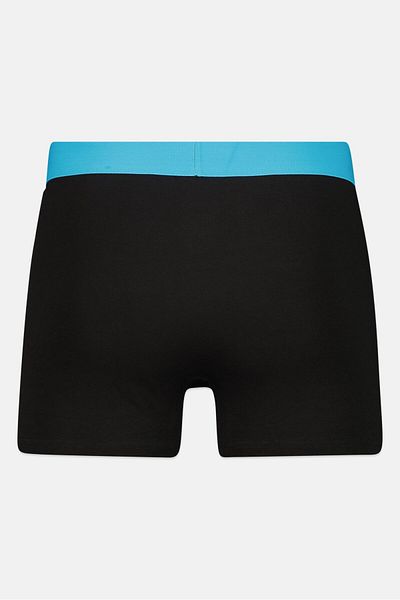 BENCH Men 3 Pack Brand Logo Boxers, Black