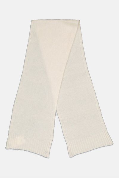 Esprit Women Textured Scarves 180 L X 29 H Cm, Off White
