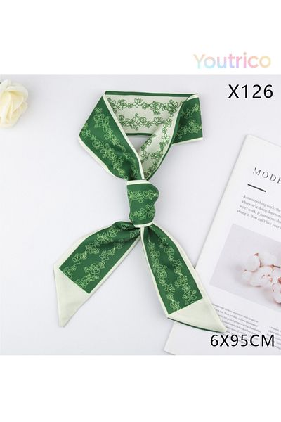 Youtrico Scarf with Flower Patterns