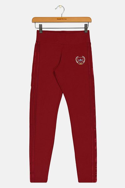 adidas Kids Girl Sportswear Training Leggings, Maroon