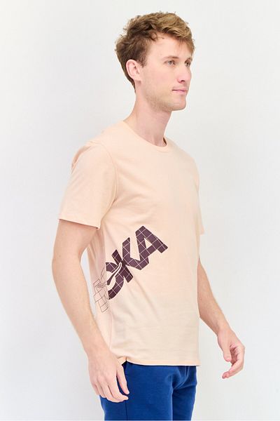 hoka Men Sportswear Fit Short Sleeves Outdoor T-shirt, Peach