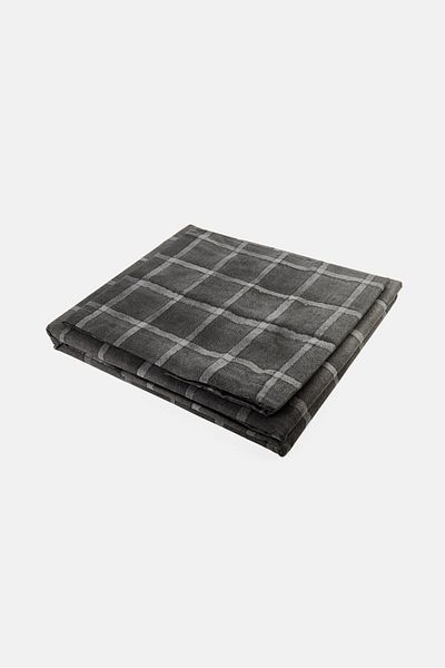Nautica 3 Pieces Northsail Checkered Flat Sheet With Pillow Case Set, Multicolor