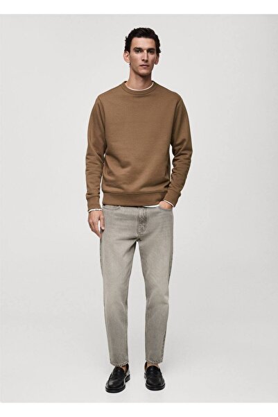 MANGO Man Regular kesim pamuklu sweatshirt