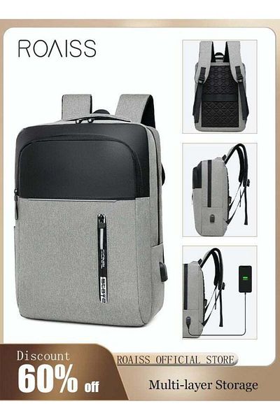ROAISS Multifunction Waterproof Backpack With Usb Port