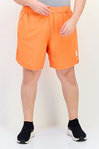 adidas Men Sportswear Fit 7 Inseam Outdoor Shorts, Orange