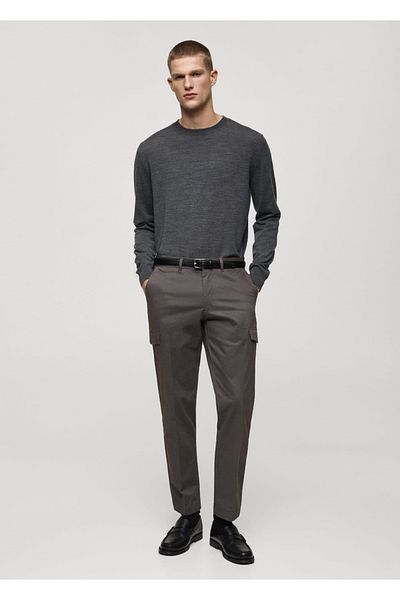 MANGO Man Regular Fit Cotton Cargo Pants